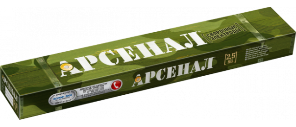 Электроды сварочные Арсенал МР-3, ф 3 мм (уп-2,5 кг) купить с доставкой в Озерах