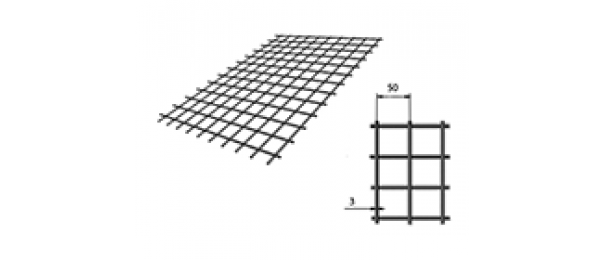 Сетка сварная (дорожная) 50х50х3мм 1х2м купить с доставкой в Озерах